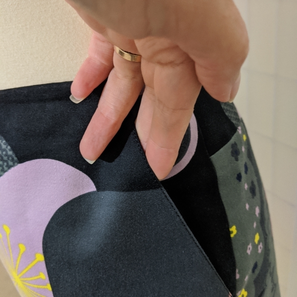 Vintage Kenzo A-line floral hippie 60s skirt - Picture 4 of 6